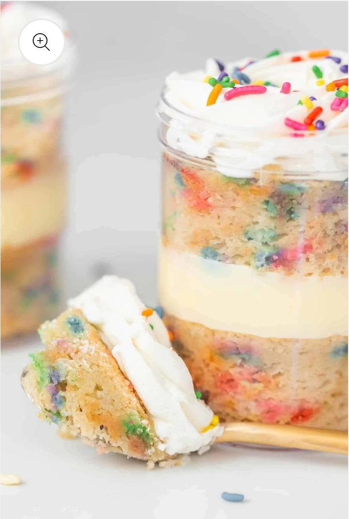 Confetti Cake Jar