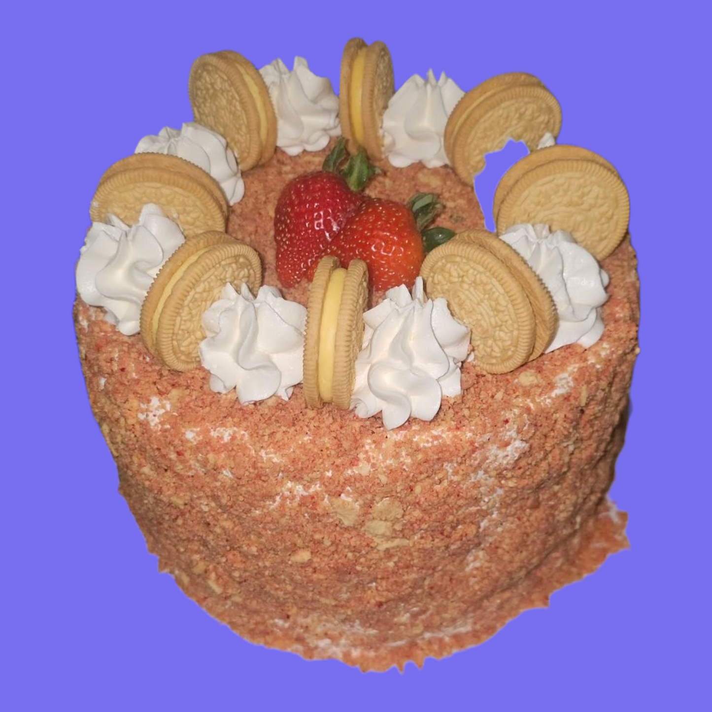 Strawberry Crunch cake 6inch(pick up only)