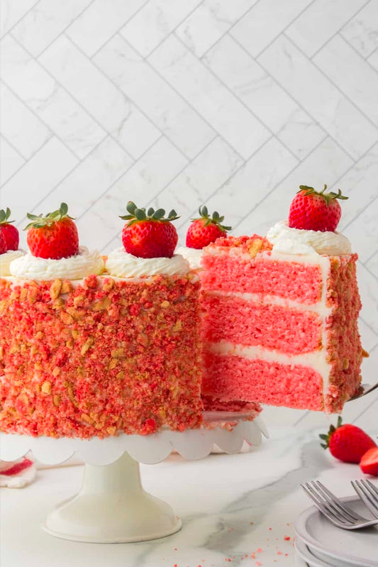 Strawberry Crunch Signature Cake